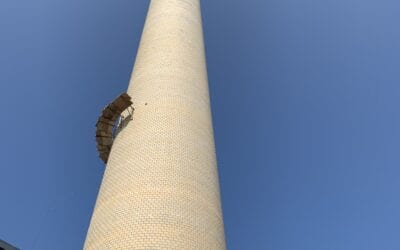 Kaminabbruch bei Meggle
