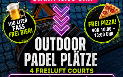 Große Eröffnungsfeier der neuen Outdoor-Padel-Plätze