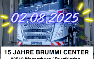 Tag der offenen Tür am 2. August 2025 – Feiern Sie mit uns 15 Jahre Brummi Center